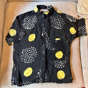 BUSAYO TUNJI TOP  button down art to wear